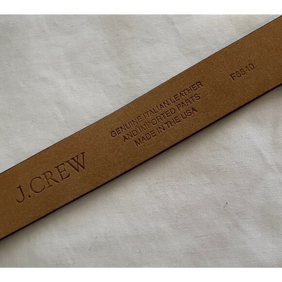 J Crew Women Brown Suede Belt with Gold Buckle Detail Small - Picture 2 of 4
